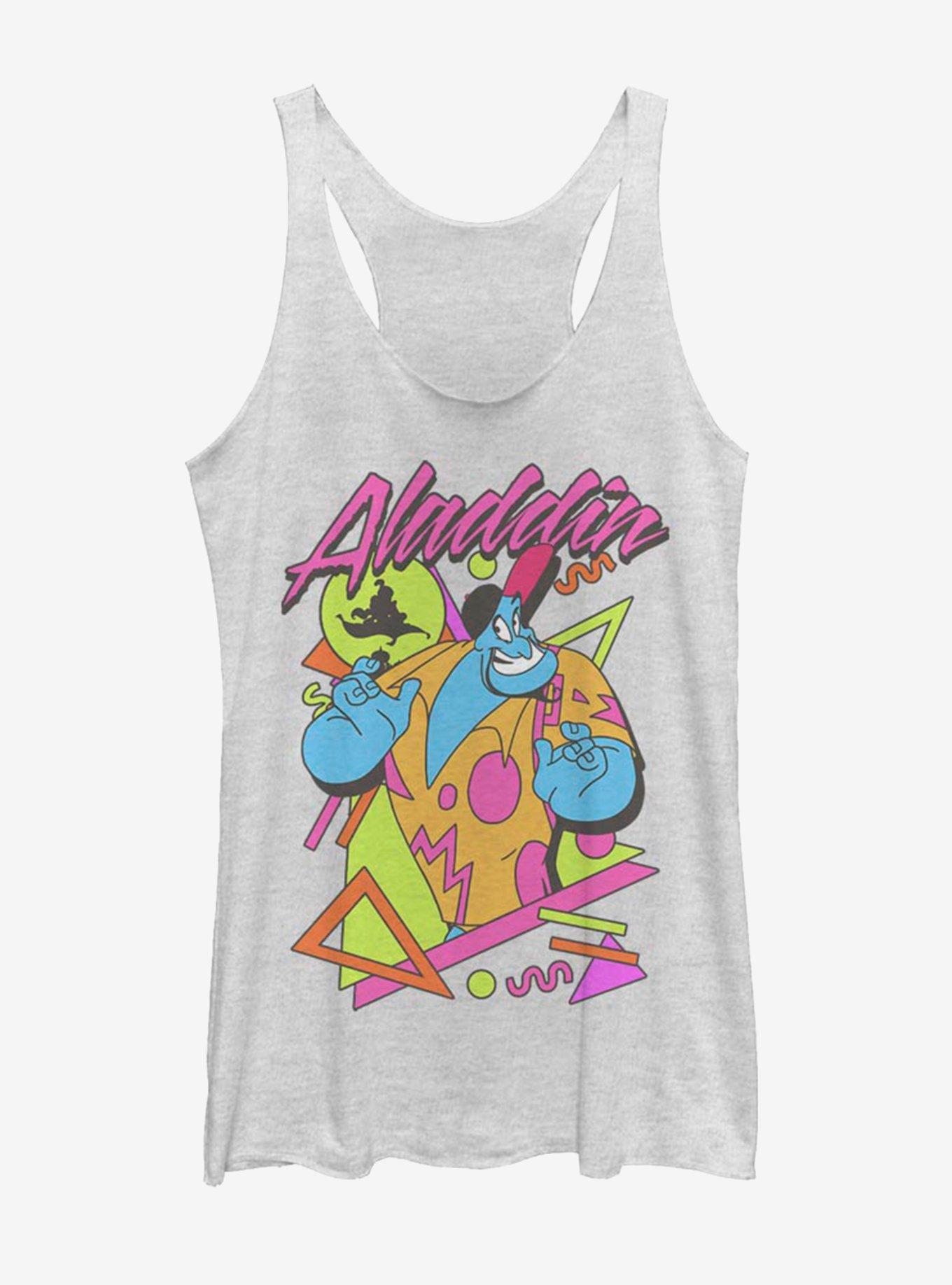 Disney Aladdin Retro Genie Girls Tank, WHITE HTR, hi-res