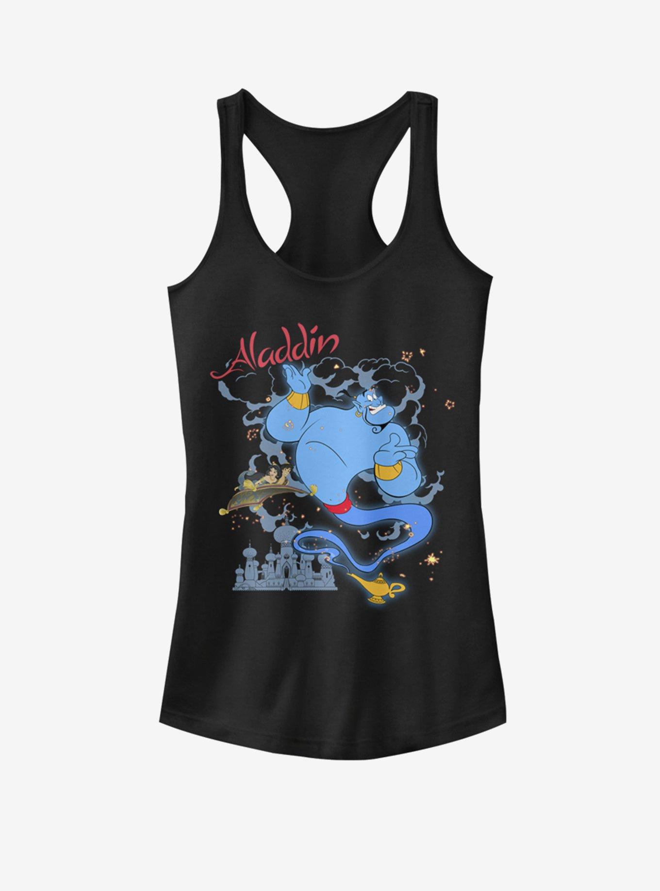 Disney Aladdin Genie Sparkle 3 Girls Tank, BLACK, hi-res