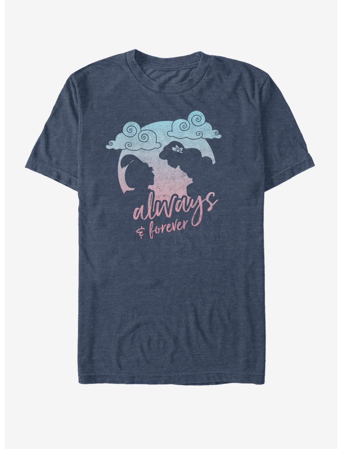 Disney Aladdin Always And Forever T-Shirt, NAVY HTR, hi-res