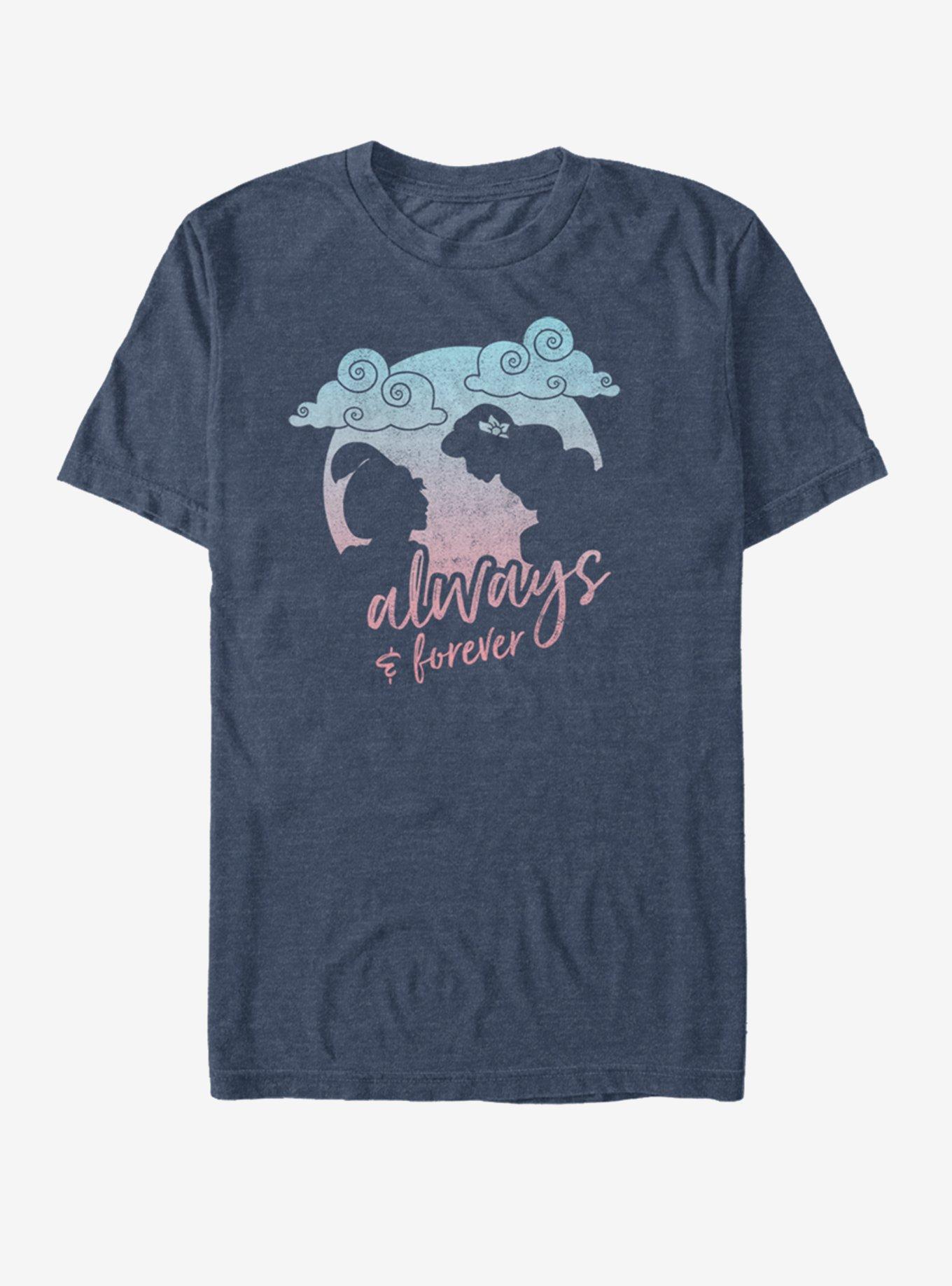 Disney Aladdin Always And Forever T-Shirt, NAVY HTR, hi-res