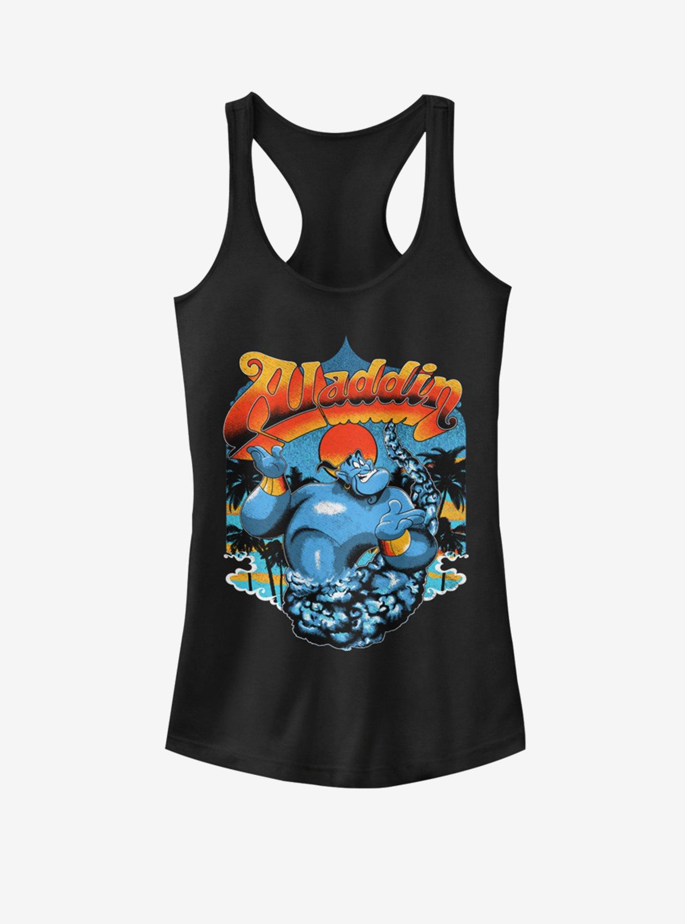 Disney Aladdin Tropical Genie Girls Tank, BLACK, hi-res