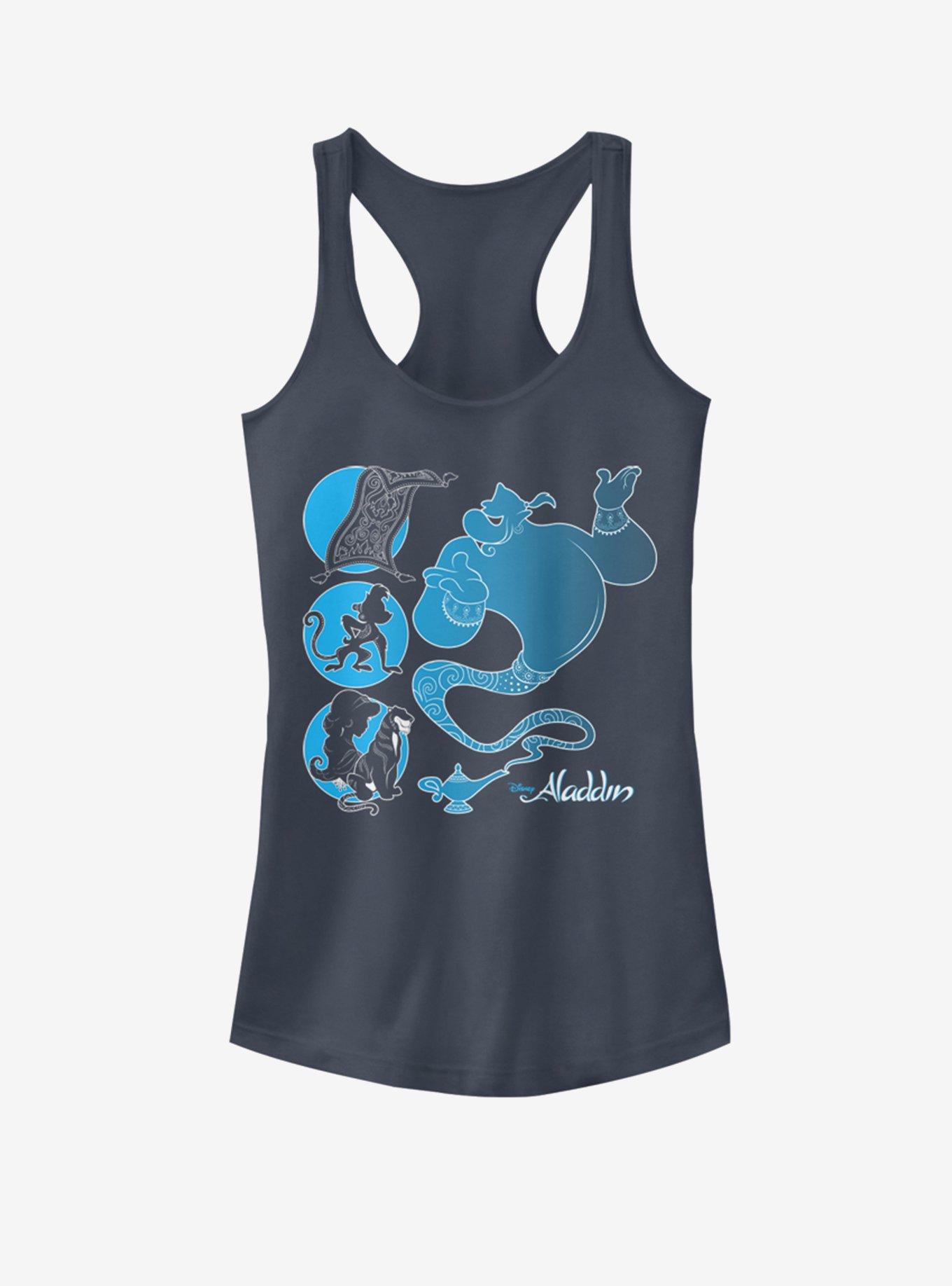 Disney Aladdin Genie And Friends Girls Tank, INDIGO, hi-res