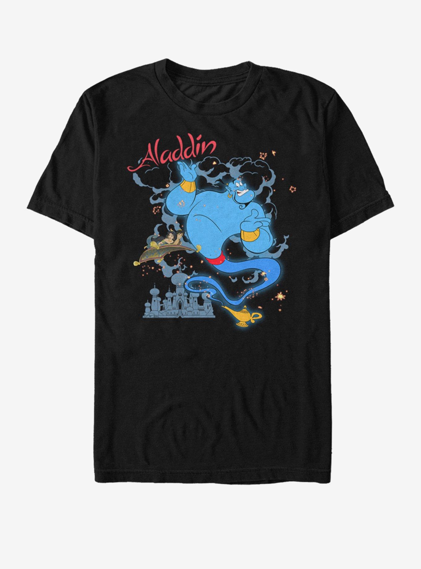 Disney Aladdin Genie Sparkle T-Shirt, BLACK, hi-res