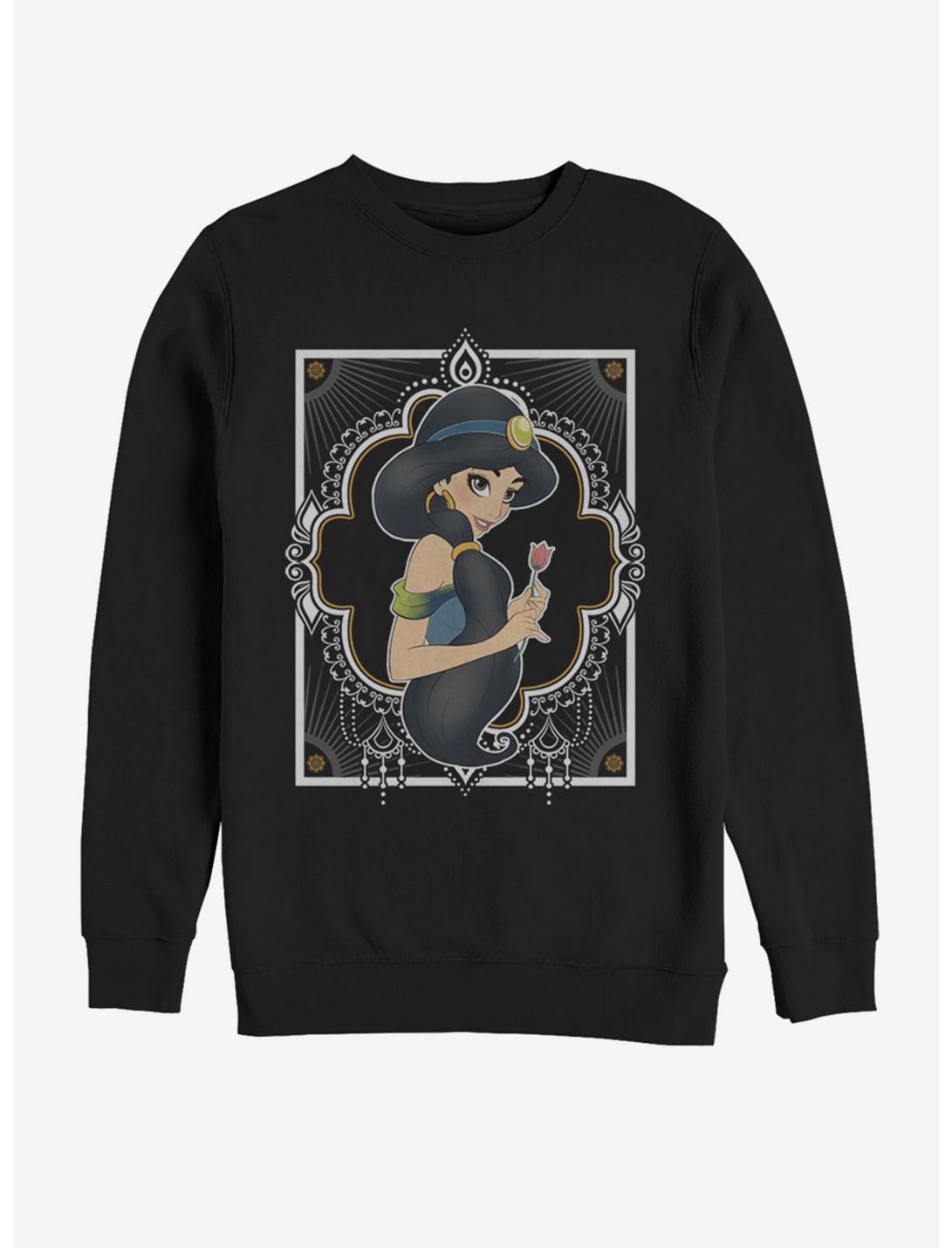 Disney Aladdin Jasmine Frame Sweatshirt, BLACK, hi-res