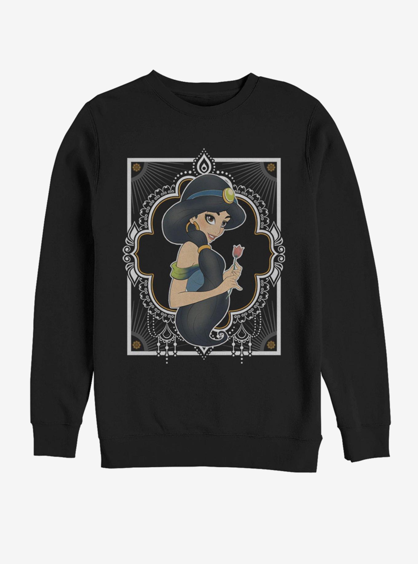 Disney Aladdin Jasmine Frame Sweatshirt, BLACK, hi-res