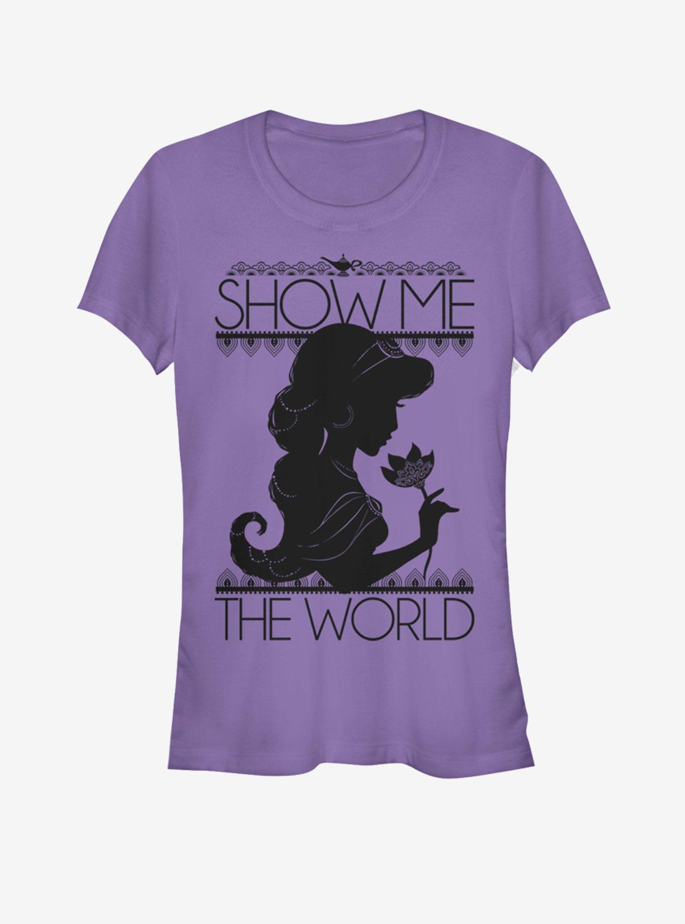 Disney Aladdin Jasmine Silo Girls T-Shirt, PURPLE, hi-res