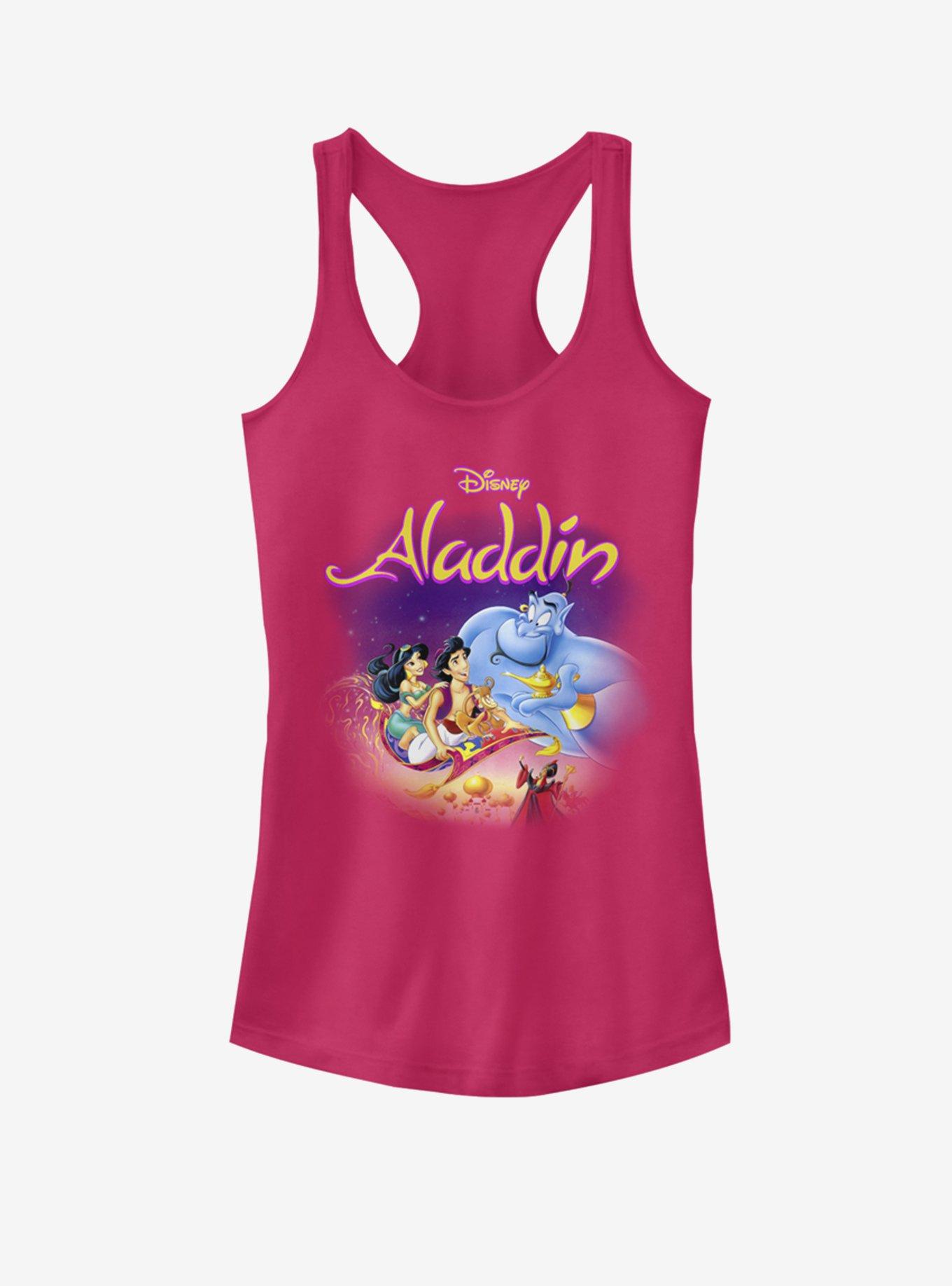 Disney Aladdin Aladdin VHS Girls Tank, RASPBERRY, hi-res