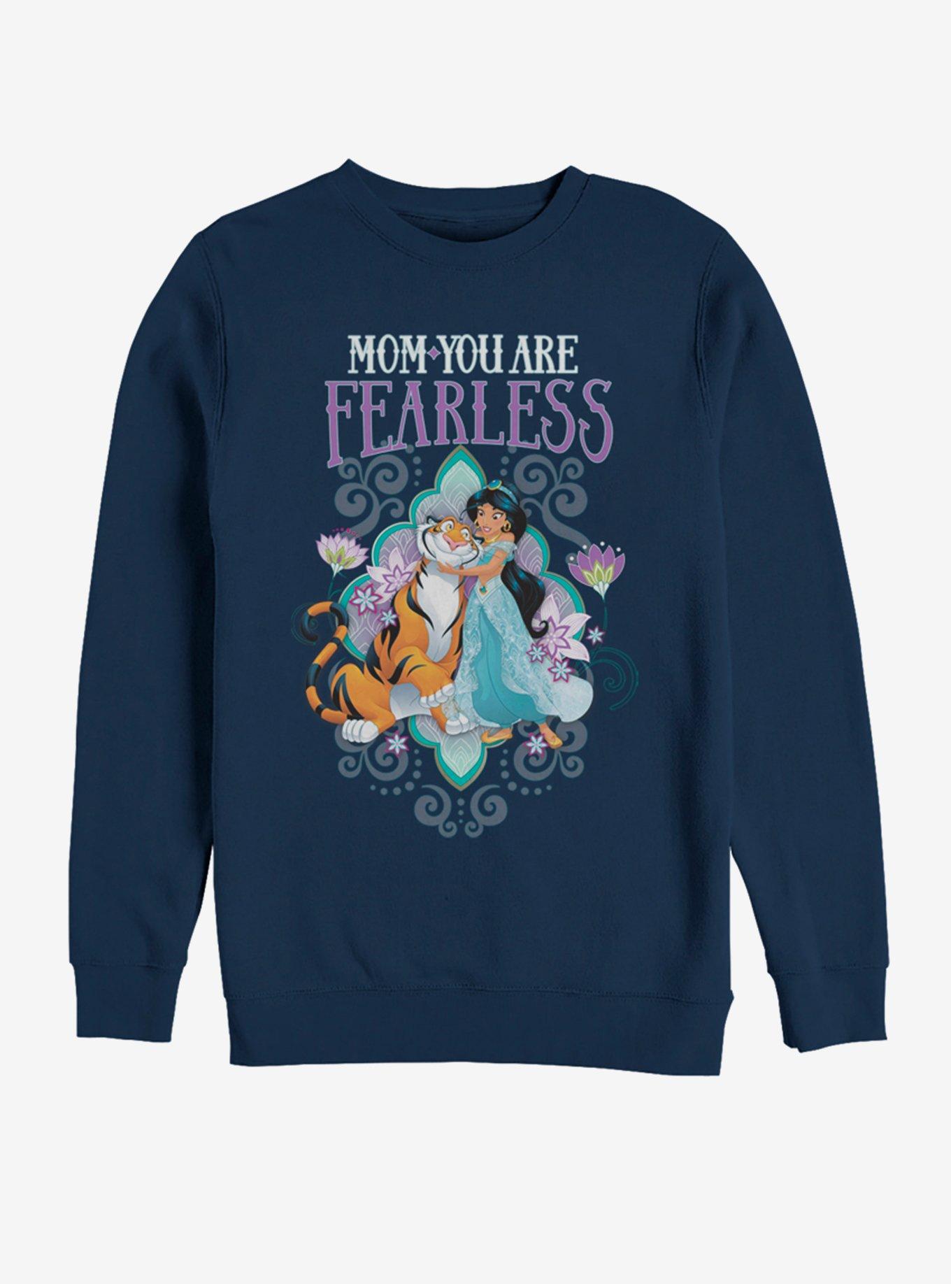 Disney Aladdin Fearless Jasmine Sweatshirt, NAVY, hi-res