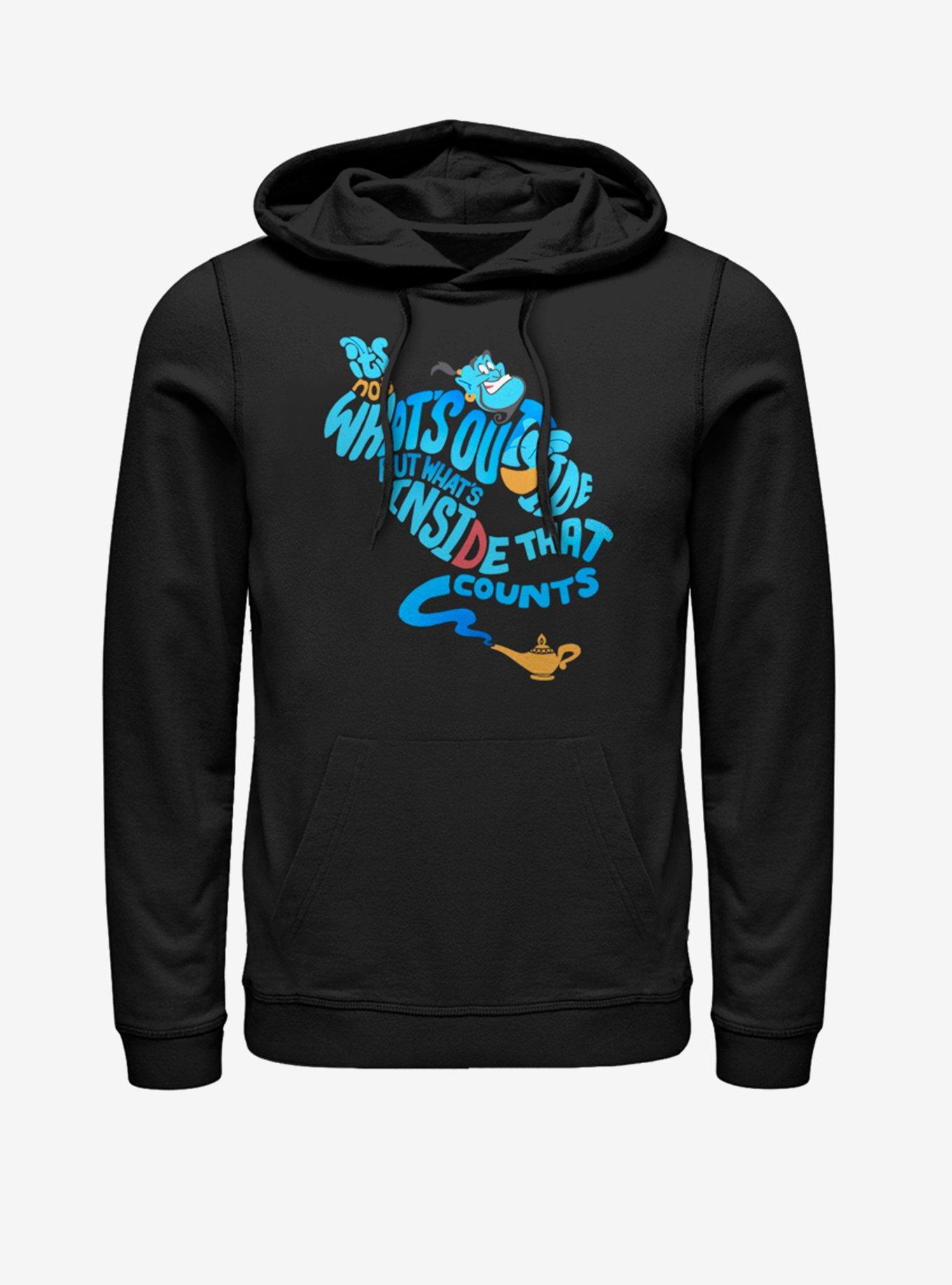 Disney Aladdin Quote Genie Bottle Hoodie, BLACK, hi-res