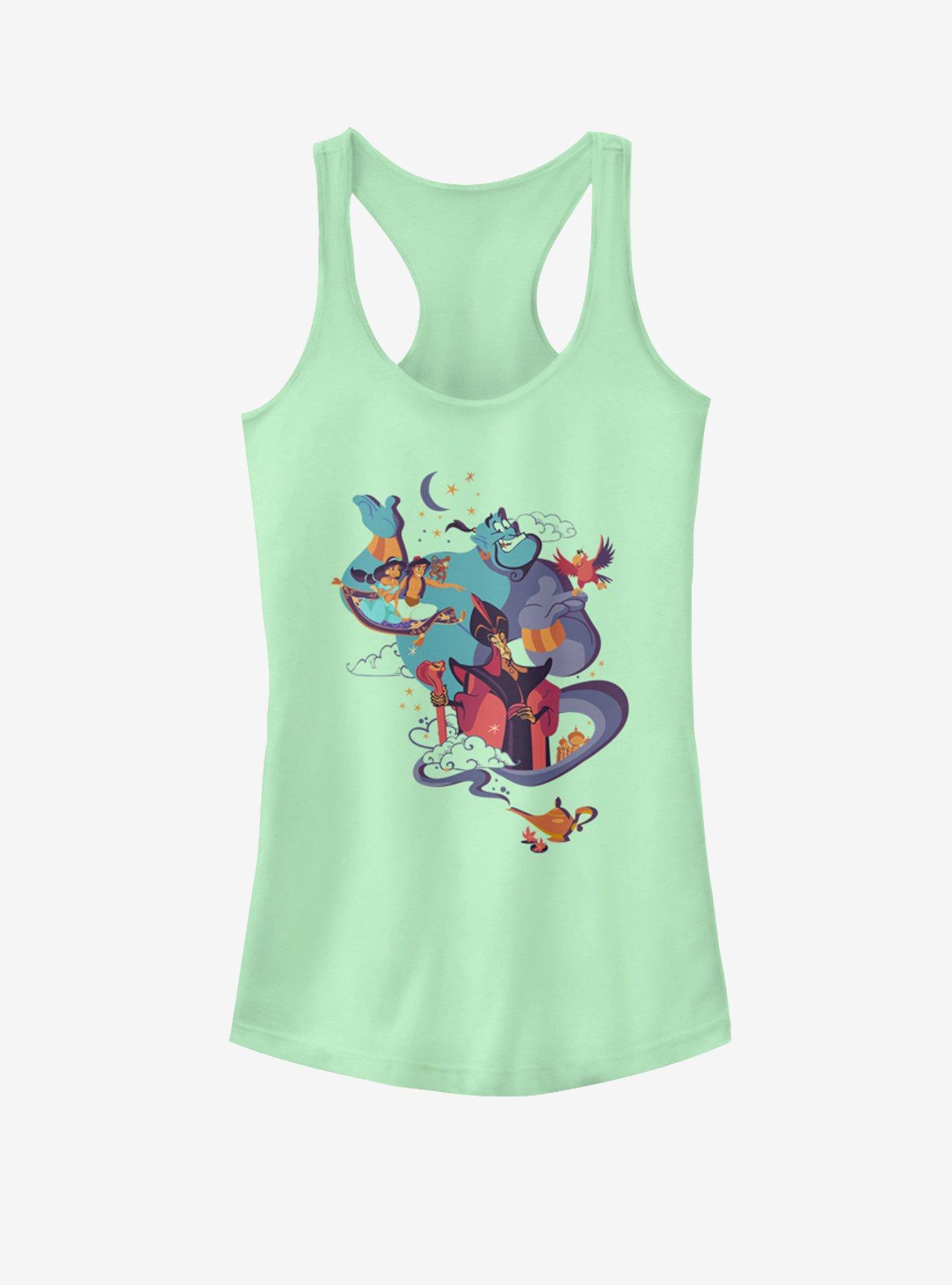 Disney Aladdin Aladdin Vintage Poster Girls Tank, MINT, hi-res