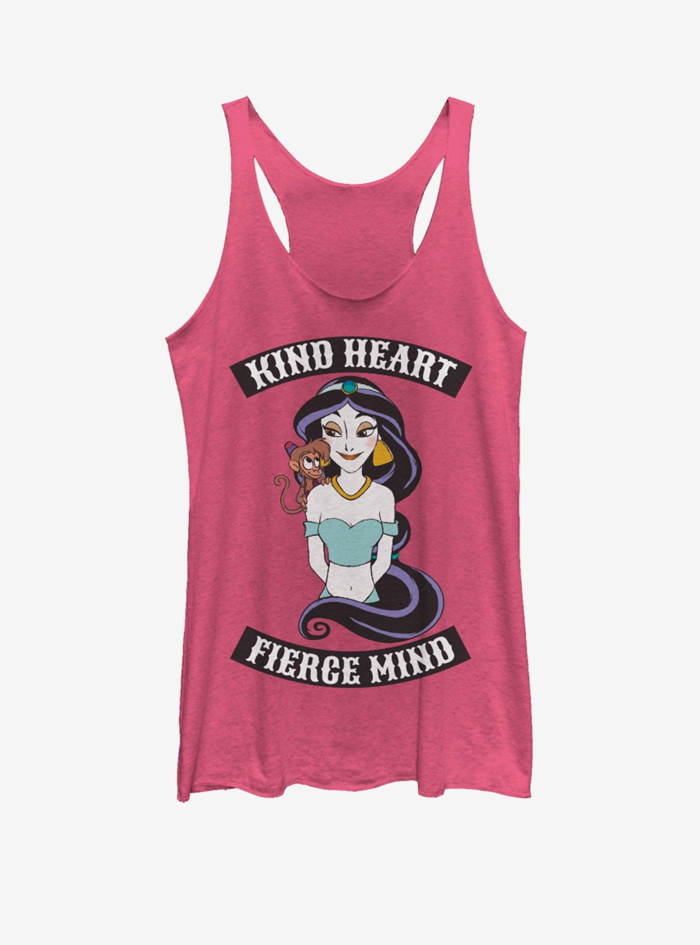 Disney Aladdin Jasmine Fierce Girls Tank, PINK HTR, hi-res