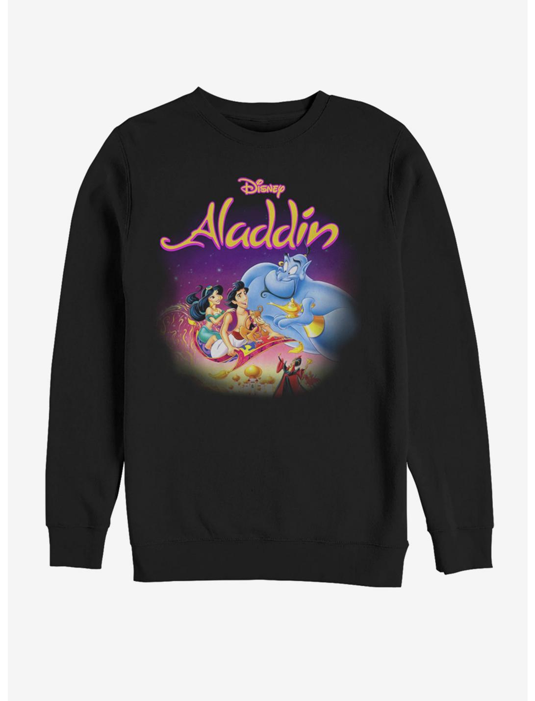 Disney Aladdin Aladdin VHS Sweatshirt, BLACK, hi-res
