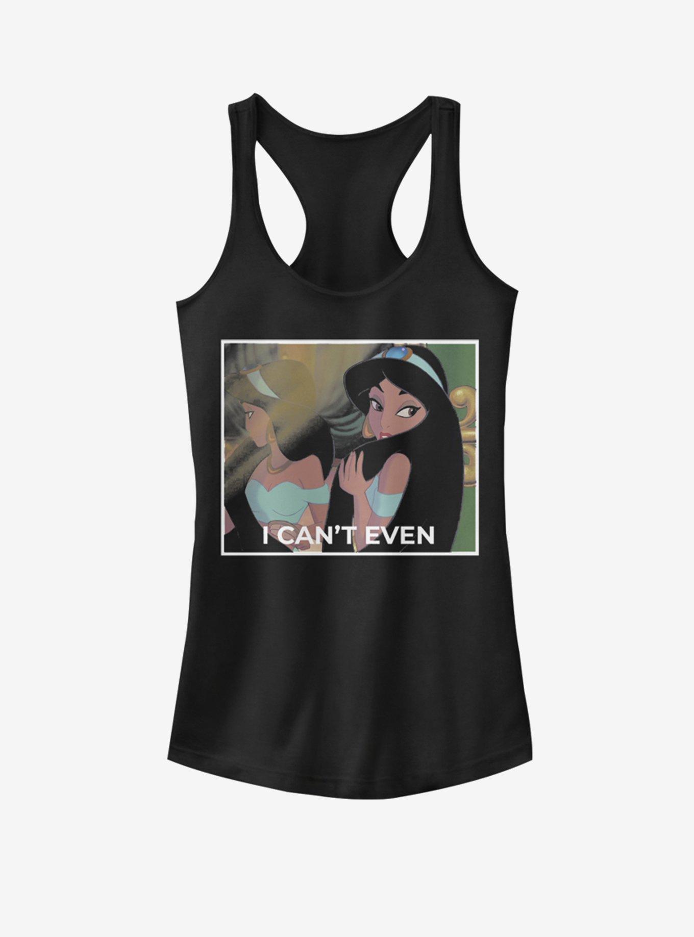 Disney Aladdin Jasmine Can't Even Girls Tank, BLACK, hi-res