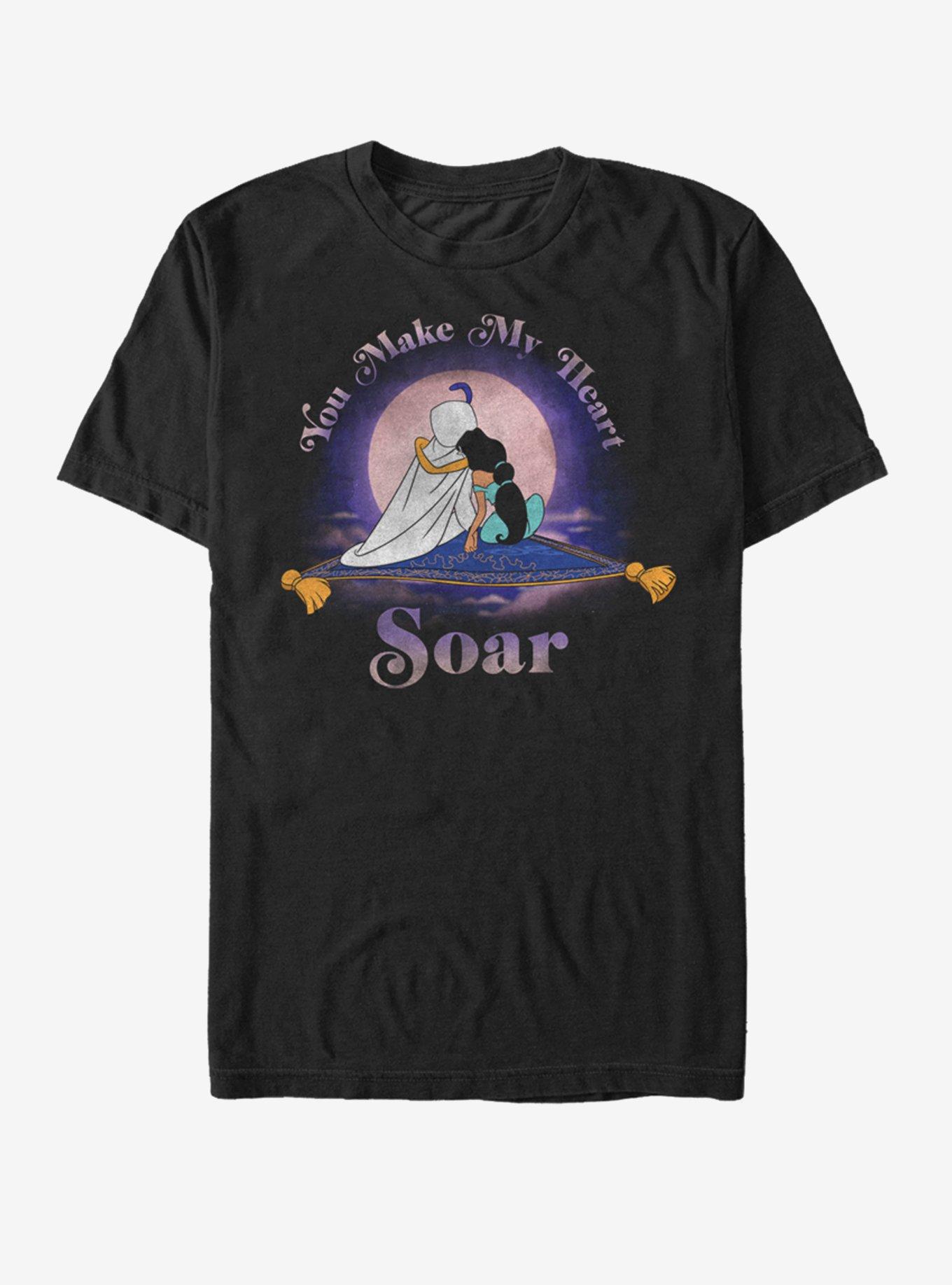 Disney Aladdin You Make My Heart Soar T-Shirt, BLACK, hi-res