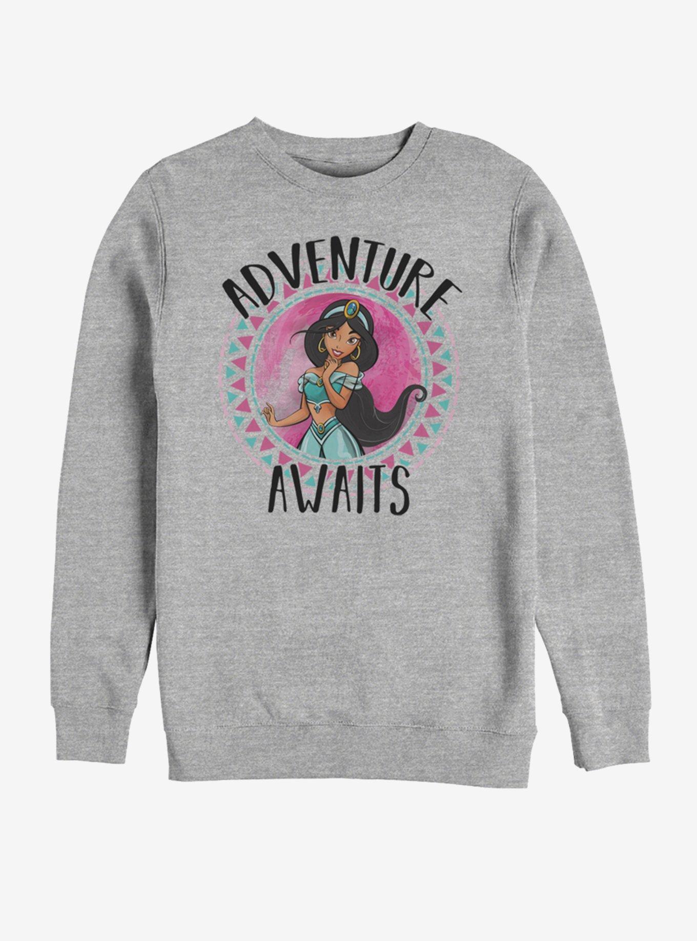 Disney Aladdin Jasmine Adventure Sweatshirt, ATH HTR, hi-res