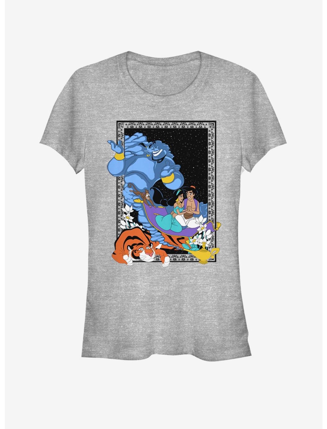 Disney Aladdin Poster in the Lamp Girls T-Shirt, ATH HTR, hi-res