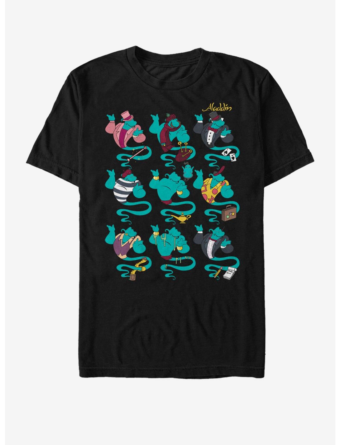 Disney Aladdin Genie Outfits T-Shirt, BLACK, hi-res