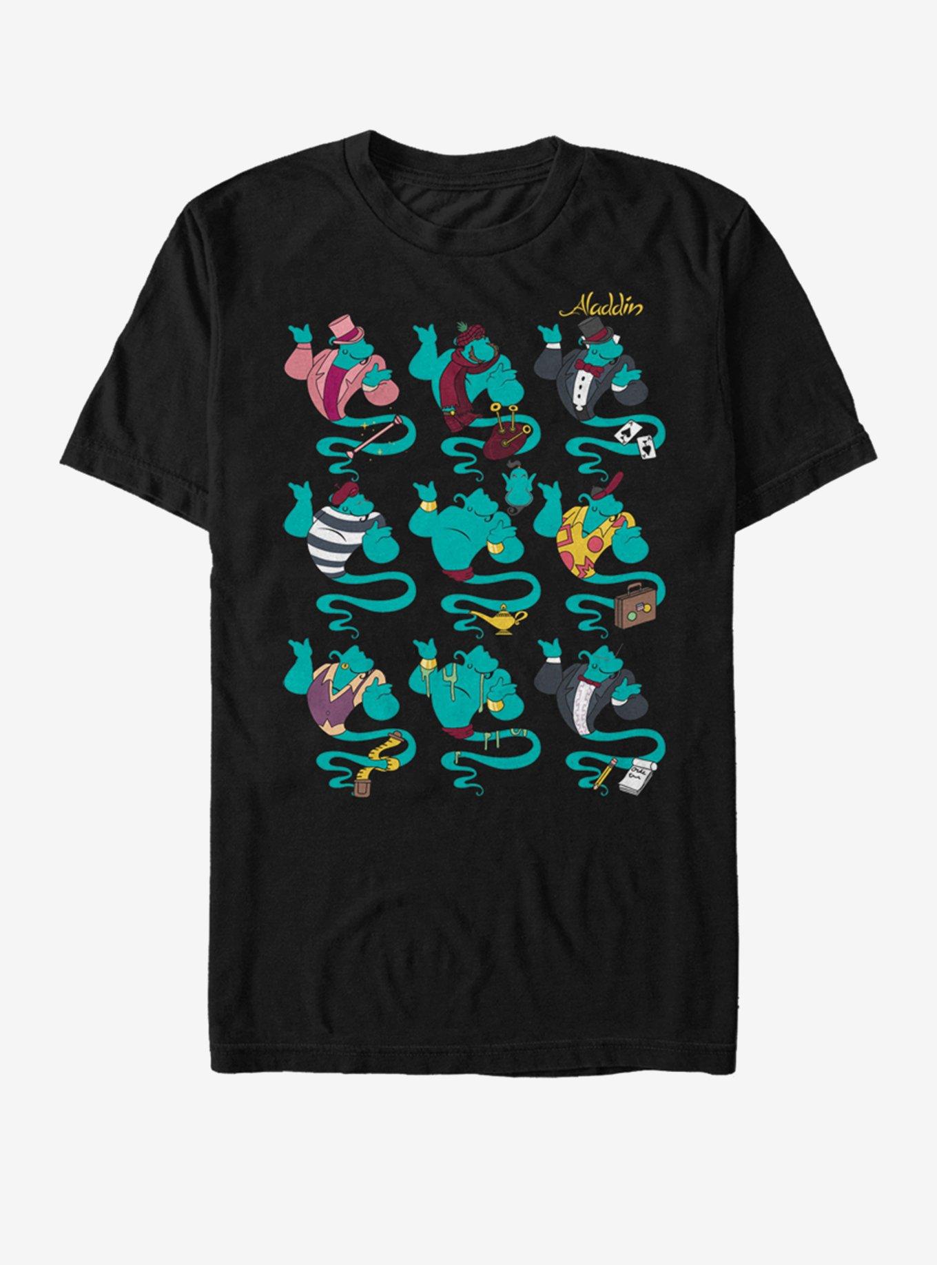 Disney Aladdin Genie Outfits T-Shirt, BLACK, hi-res