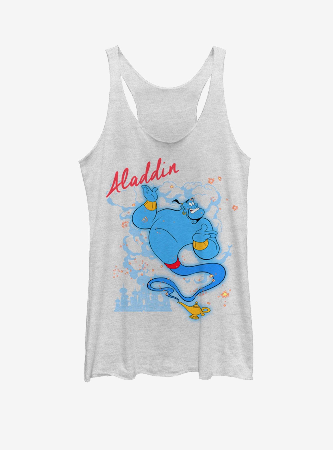 Disney Aladdin Genie Sparkle Girls Tank, WHITE HTR, hi-res