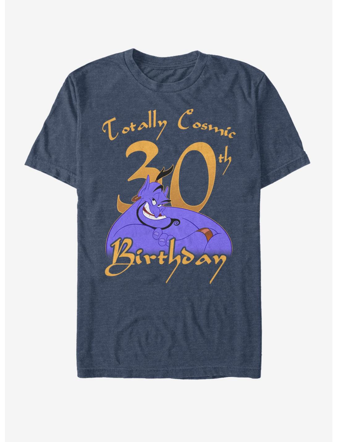 Disney Aladdin Genie Birthday 30 T-Shirt, NAVY HTR, hi-res