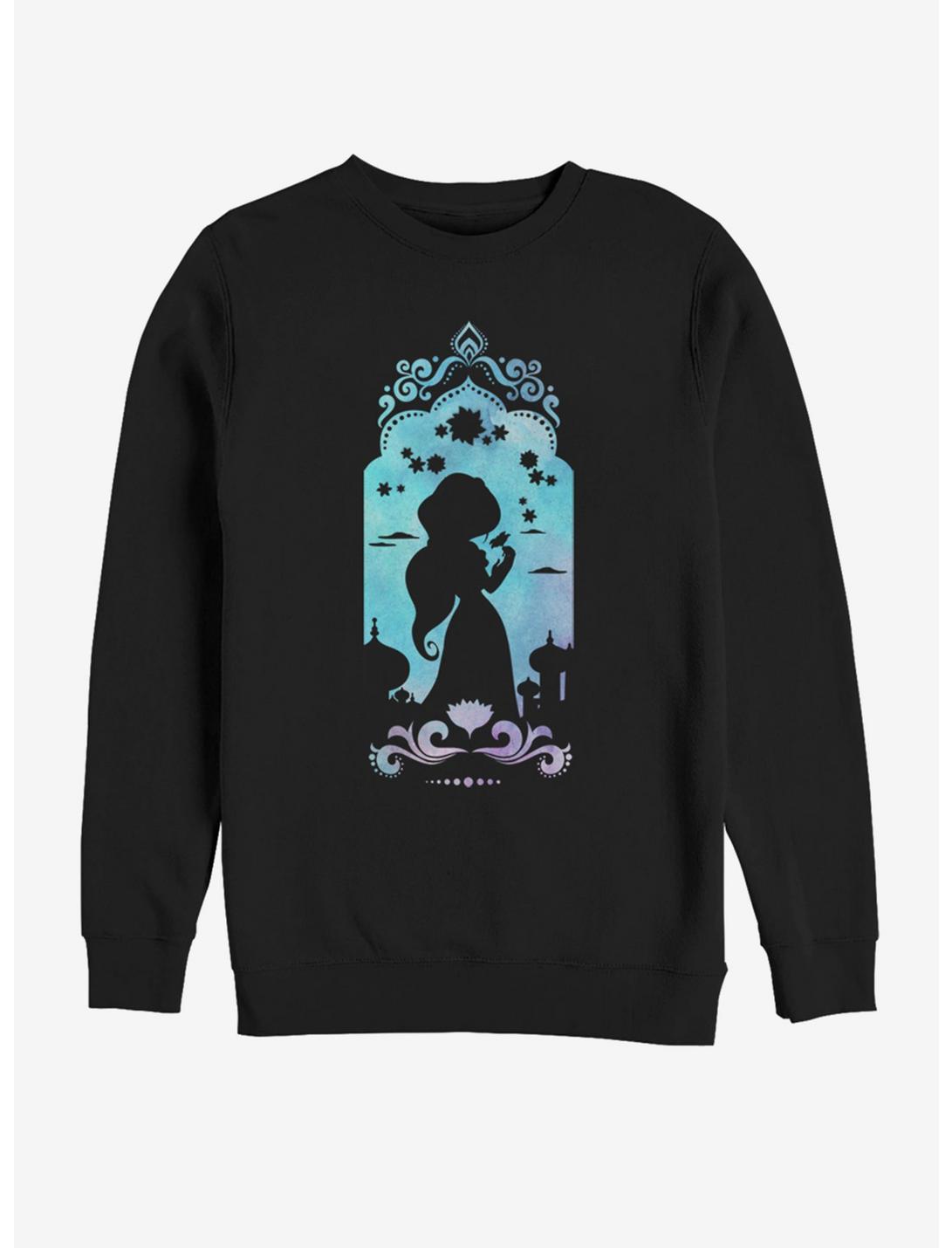 Disney Aladdin Jasmine's Palace Sweatshirt, BLACK, hi-res