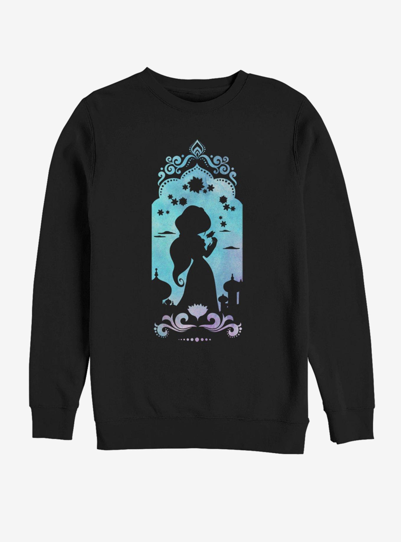 Disney Aladdin Jasmine's Palace Sweatshirt, BLACK, hi-res