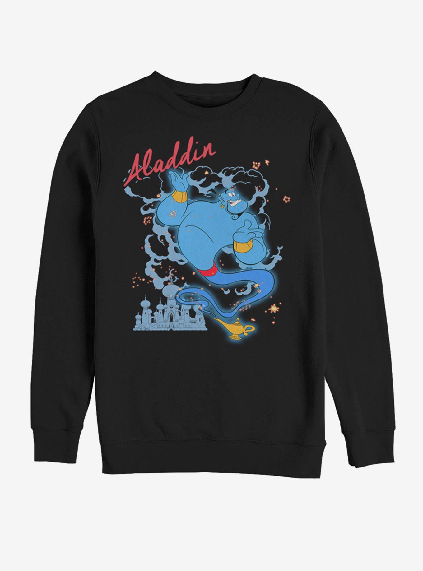 Disney Aladdin Genie Sparkle Sweatshirt, BLACK, hi-res