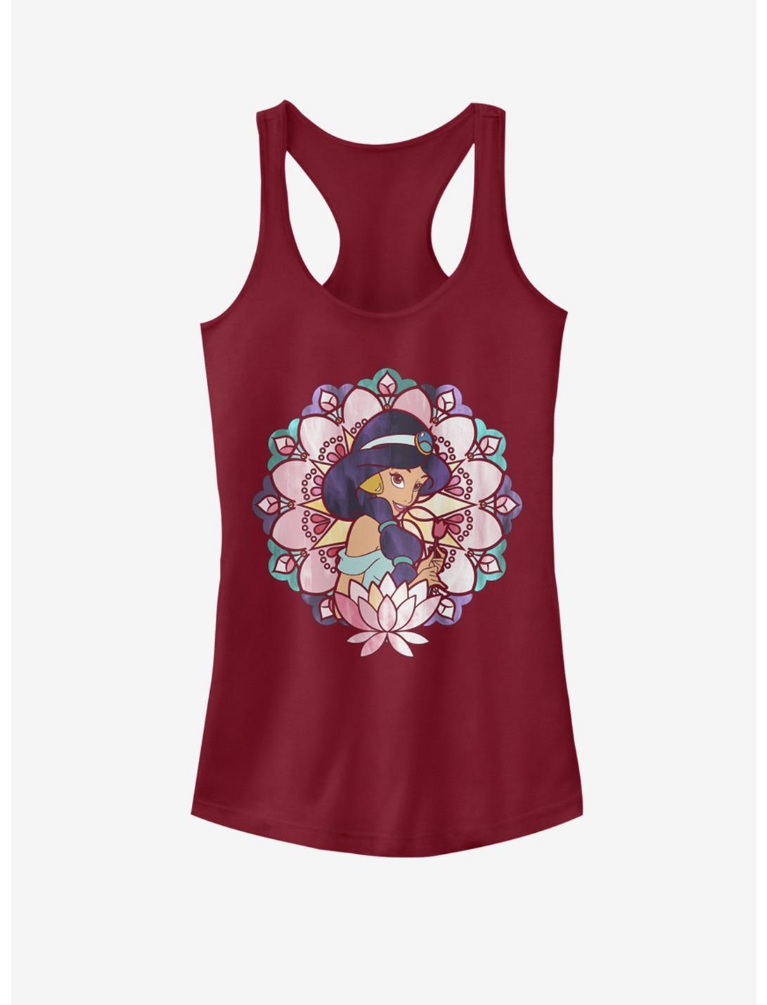 Disney Aladdin Glass Jasmine Girls Tank, SCARLET, hi-res