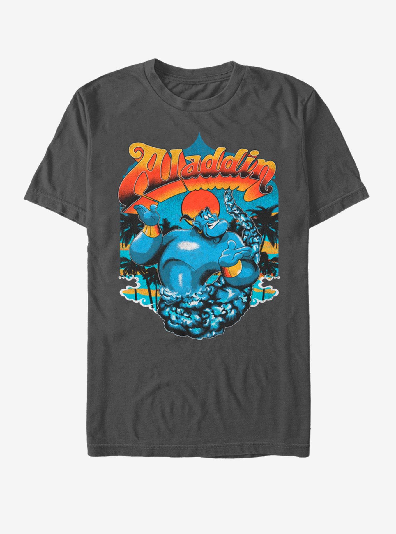 Disney Aladdin Tropical Genie T-Shirt, CHARCOAL, hi-res