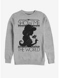 Disney Aladdin Jasmine Silhoutte Sweatshirt, ATH HTR, hi-res