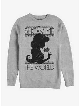 Disney Aladdin Jasmine Silhoutte Sweatshirt, , hi-res