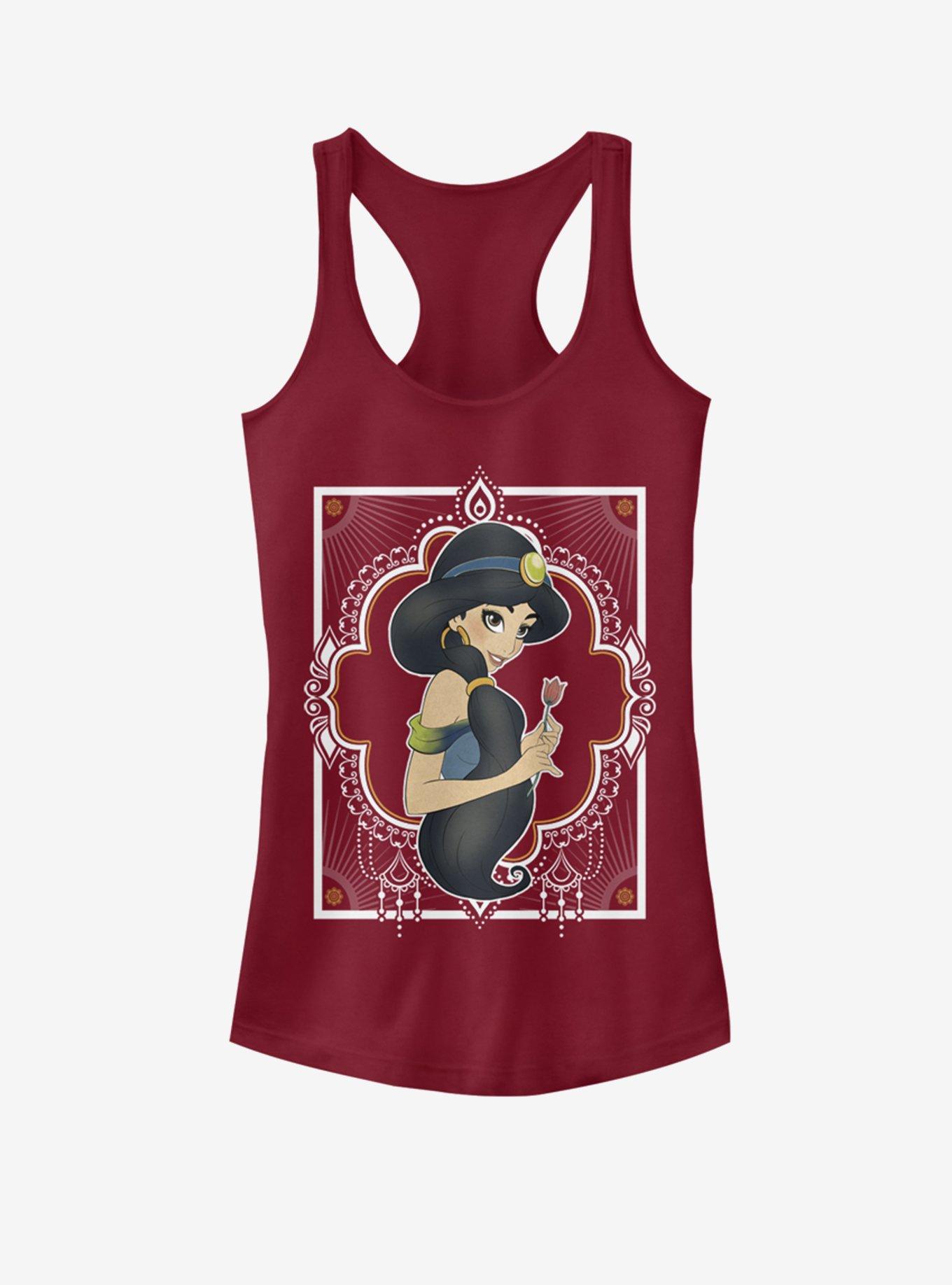 Disney Aladdin Jasmine Frame Girls Tank, SCARLET, hi-res