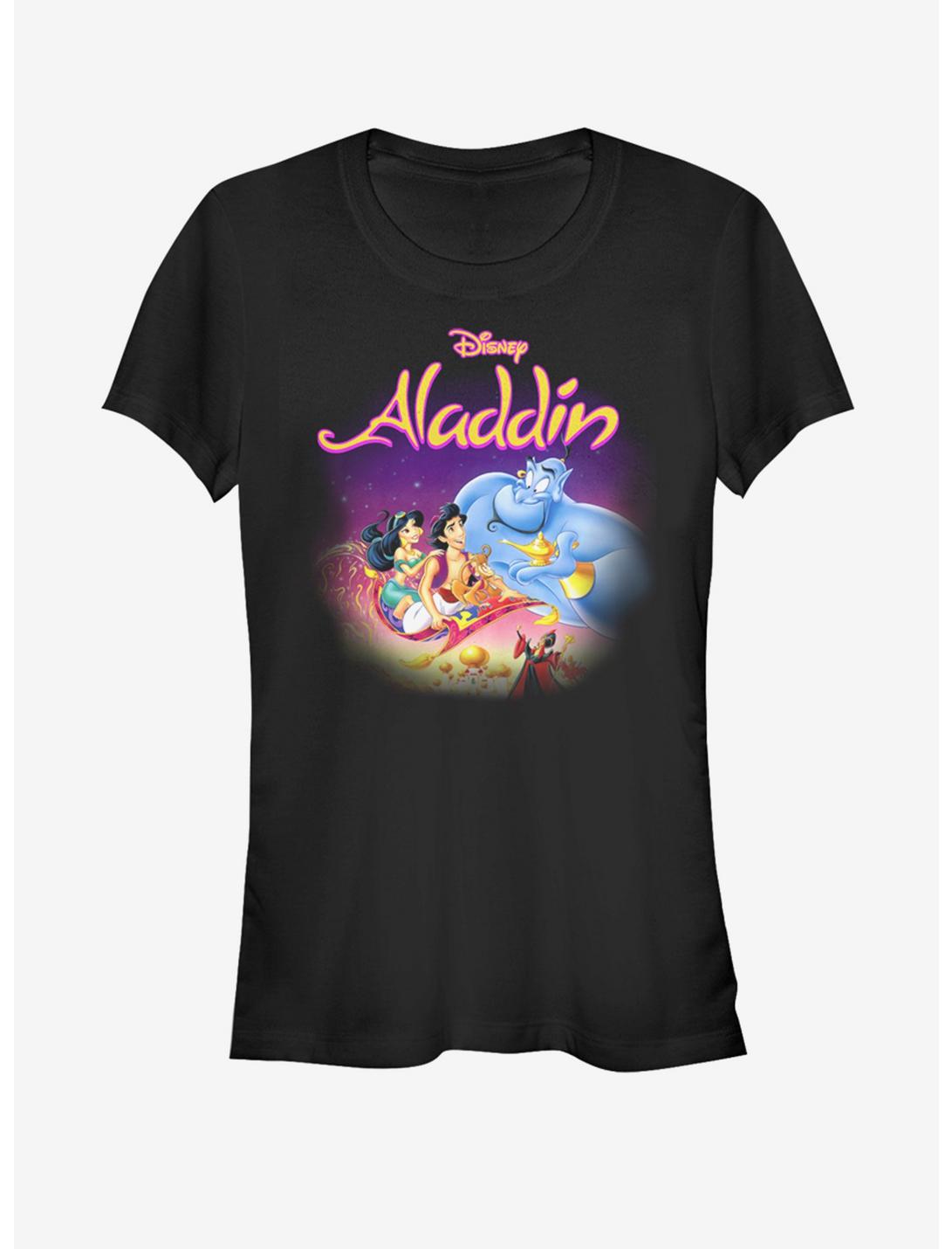 Disney Aladdin Aladdin VHS Girls T-Shirt, BLACK, hi-res