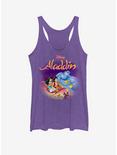 Disney Aladdin VHS Art Girls Tank, PUR HTR, hi-res