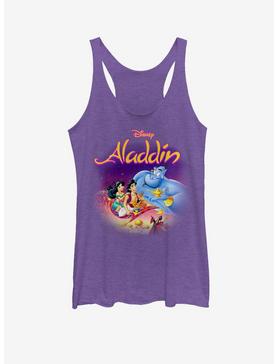 Disney Aladdin VHS Art Girls Tank, PUR HTR, hi-res