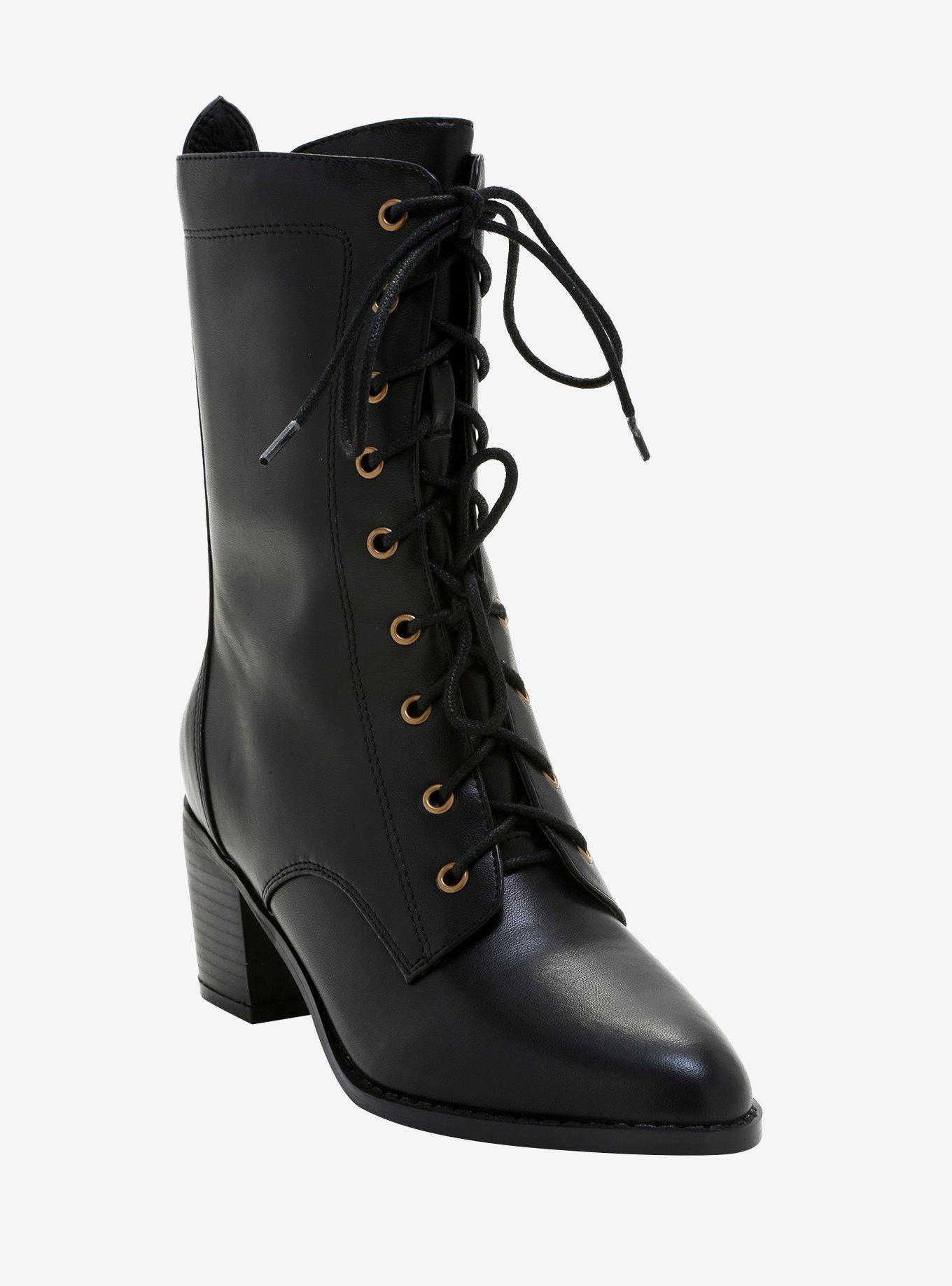 Black store witch boots