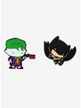 DC Comics Batman & Joker Chibi Enamel Pin Set, , hi-res