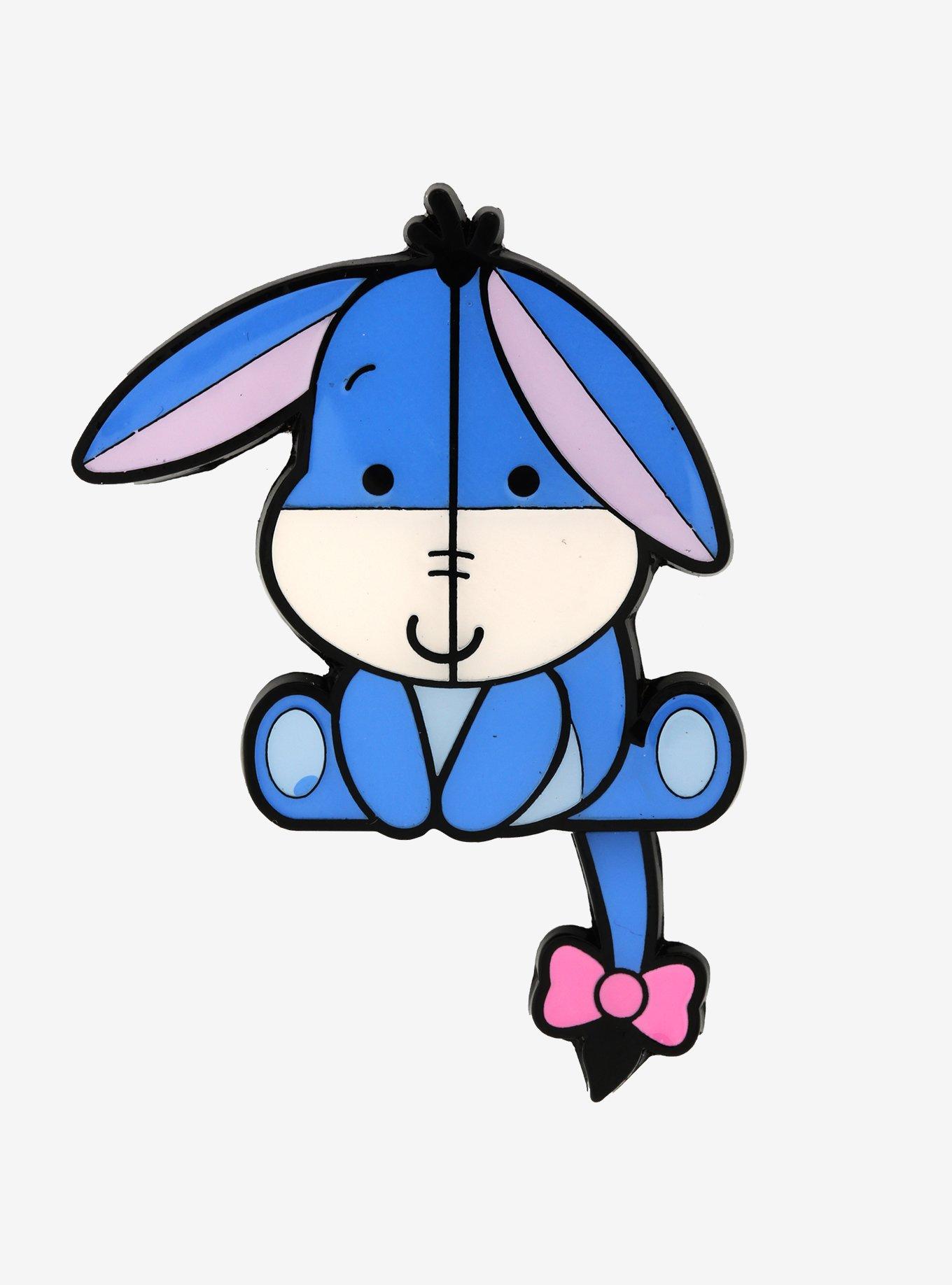 Loungefly Disney Winnie the Pooh Eeyore Chibi Moving Enamel Pin - BoxLunch Exclusive, , hi-res