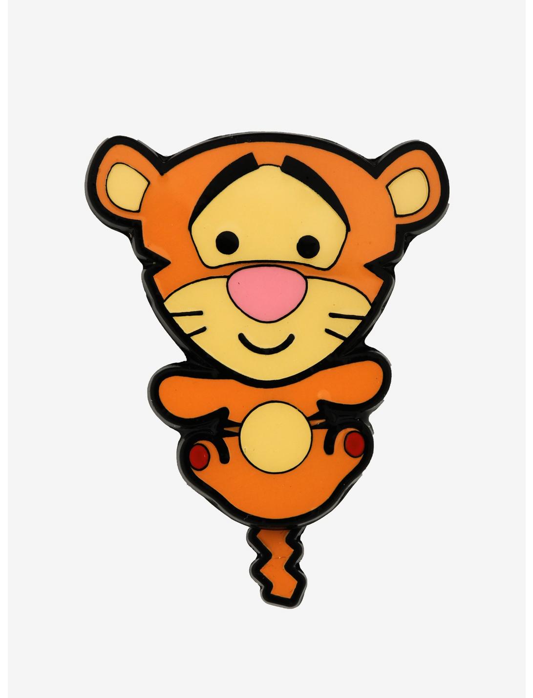 Loungefly Disney Winnie the Pooh Tigger Chibi Moving Enamel Pin - BoxLunch Exclusive, , hi-res