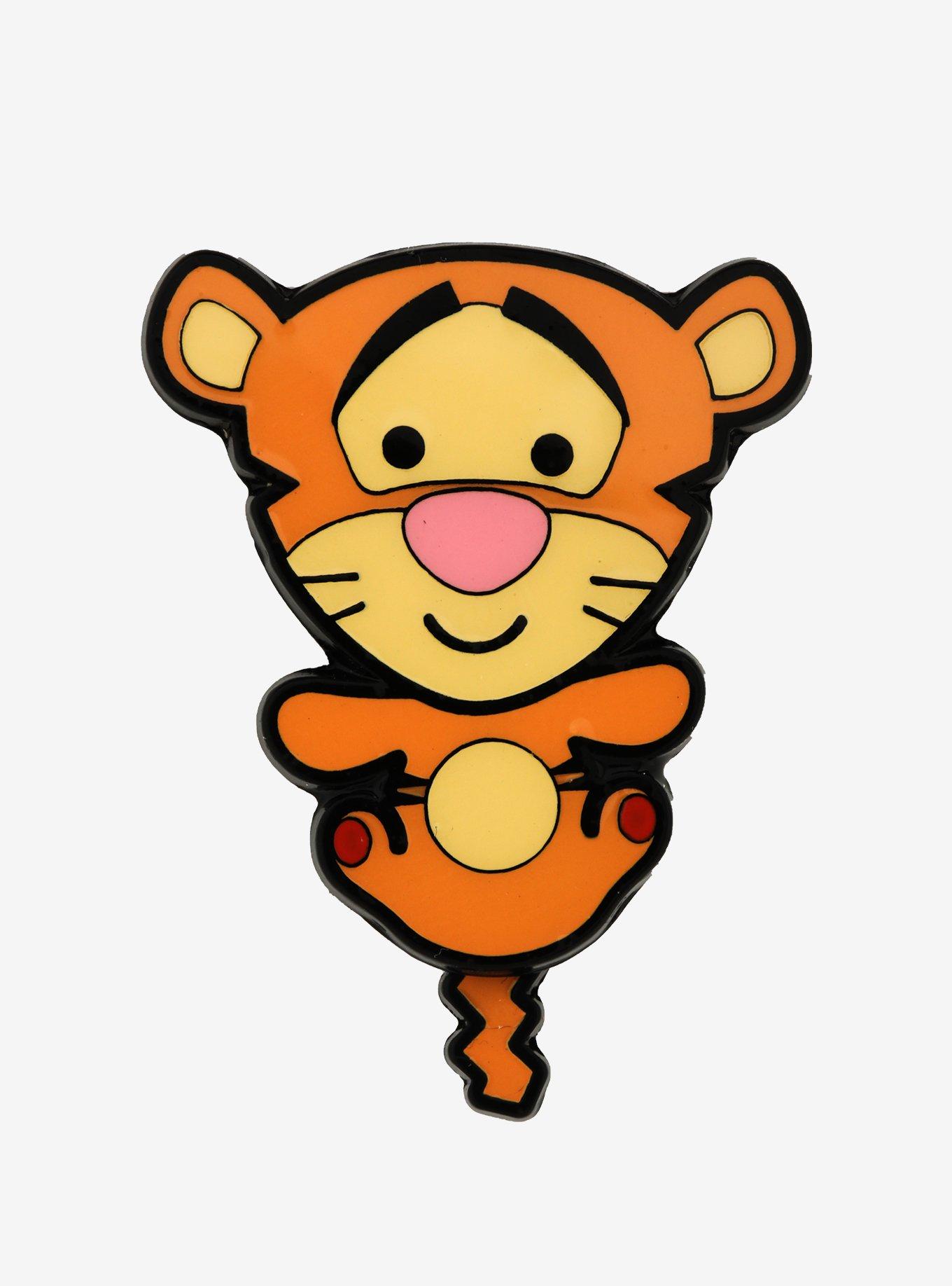 Loungefly Disney Winnie the Pooh Tigger Chibi Moving Enamel Pin - BoxLunch Exclusive, , hi-res