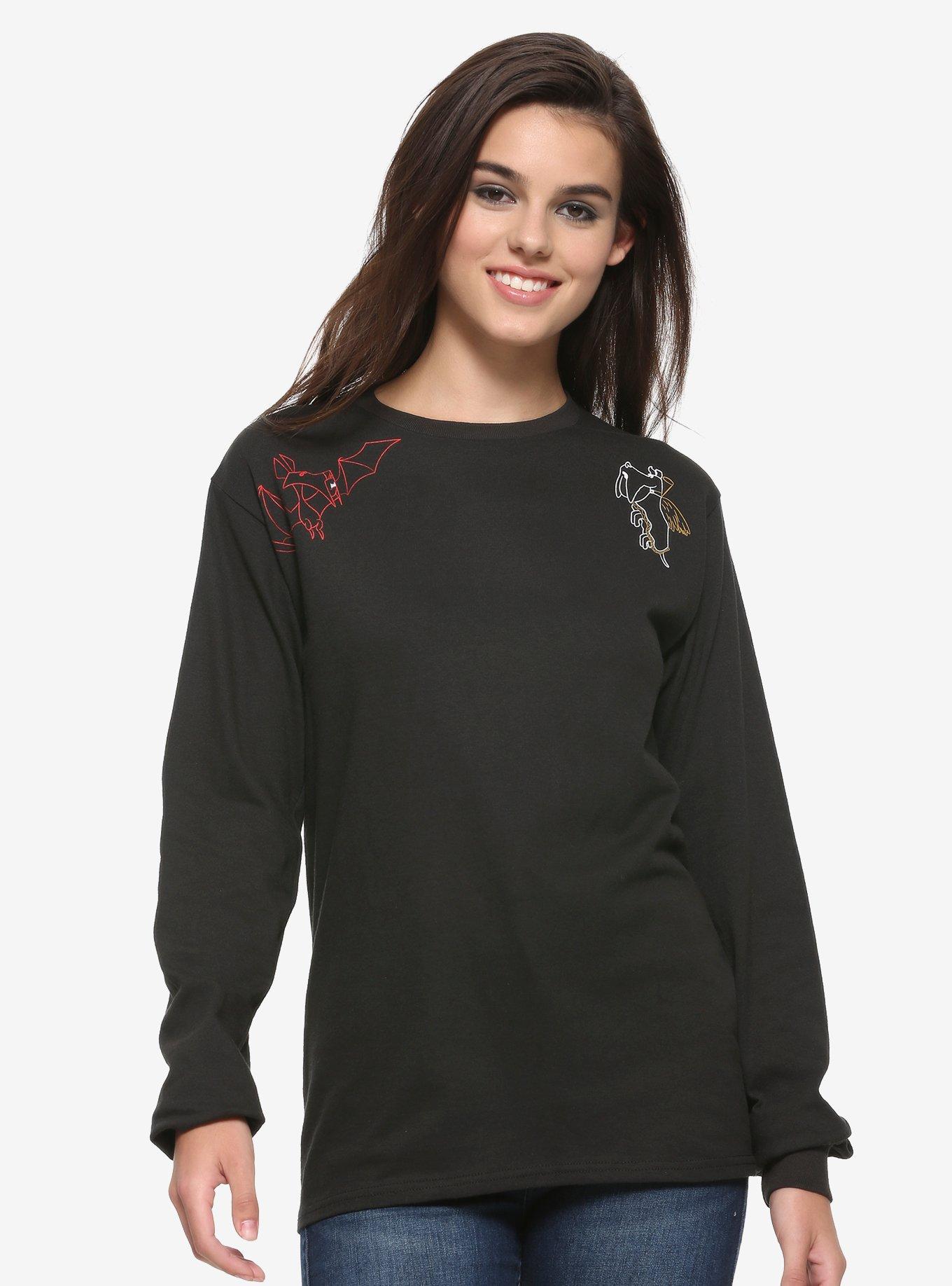 Coraline Devil & Angel Dogs Long-Sleeve Girls T-Shirt | Hot Topic