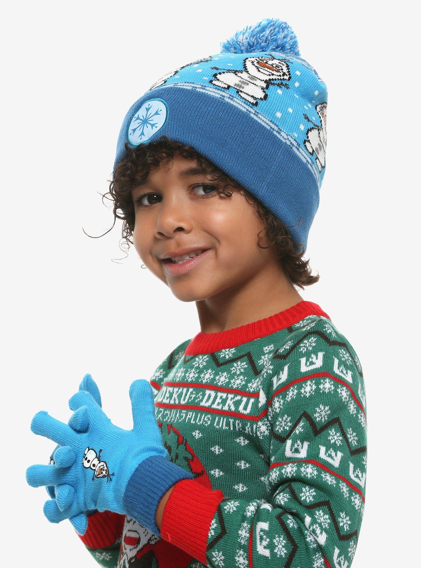 Disney Frozen Olaf Toddler Beanie & Glove Set - BoxLunch Exclusive, , hi-res