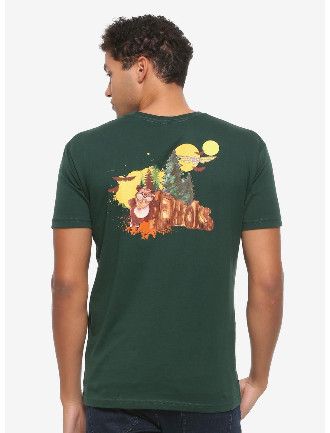 Our Universe Star Wars Ewok Icon T-Shirt - BoxLunch Exclusive, GREEN, hi-res