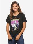 The Nightmare Before Christmas Poster Tie-Front Girls T-Shirt, MULTI, hi-res