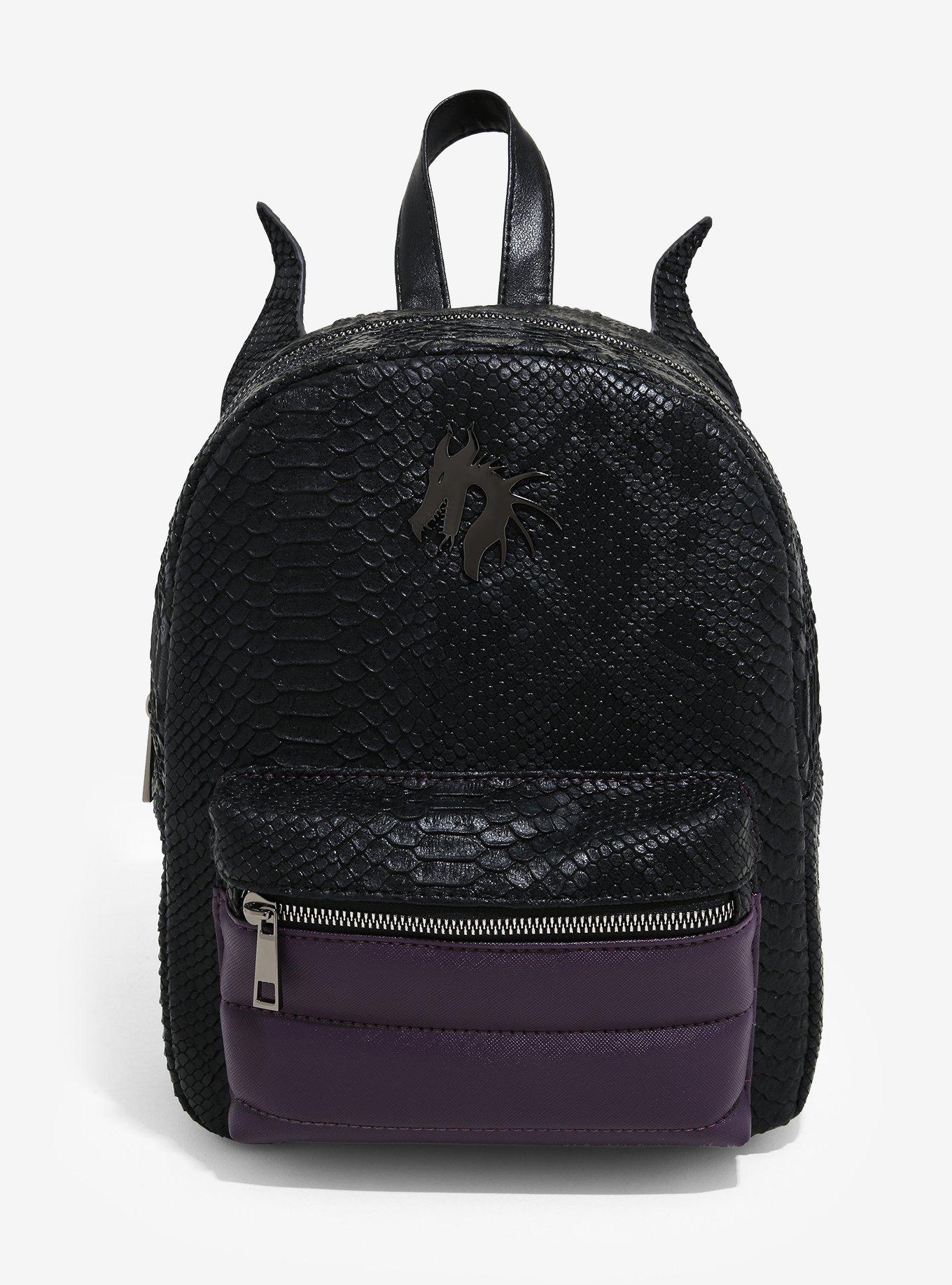 Wondapop Luxe - Disney Black Light Series Villains Maleficent Mini Backpack - Limited Edition