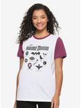 Our Universe Disney The Haunted Mansion Short Sleeve Raglan T-Shirt - BoxLunch Exclusive, WHITE, hi-res