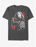 Marvel Avengers: Endgame Captain Marvel Tag T-Shirt, CHAR HTR, hi-res