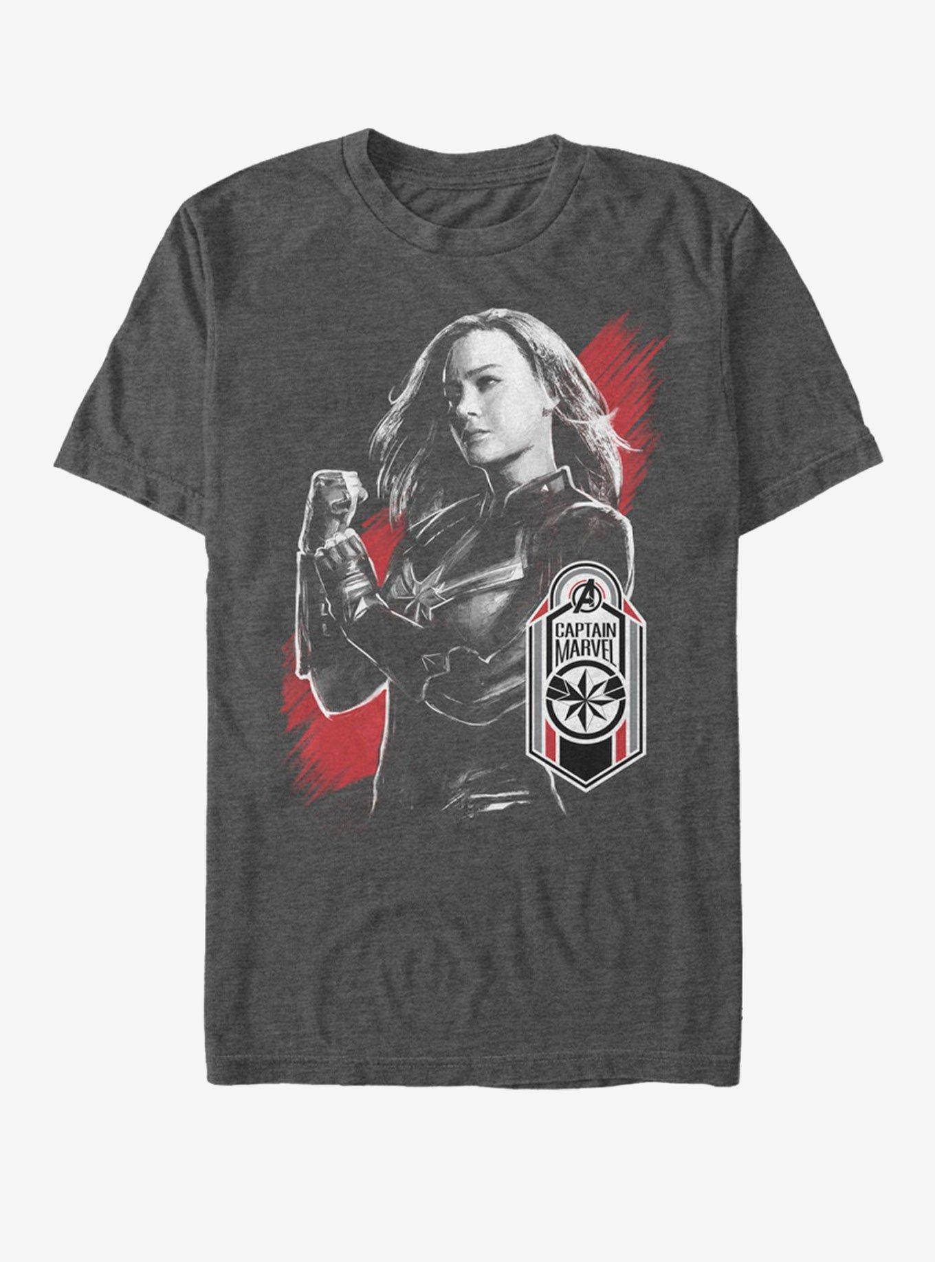 Marvel Avengers: Endgame Captain Marvel Tag T-Shirt, , hi-res