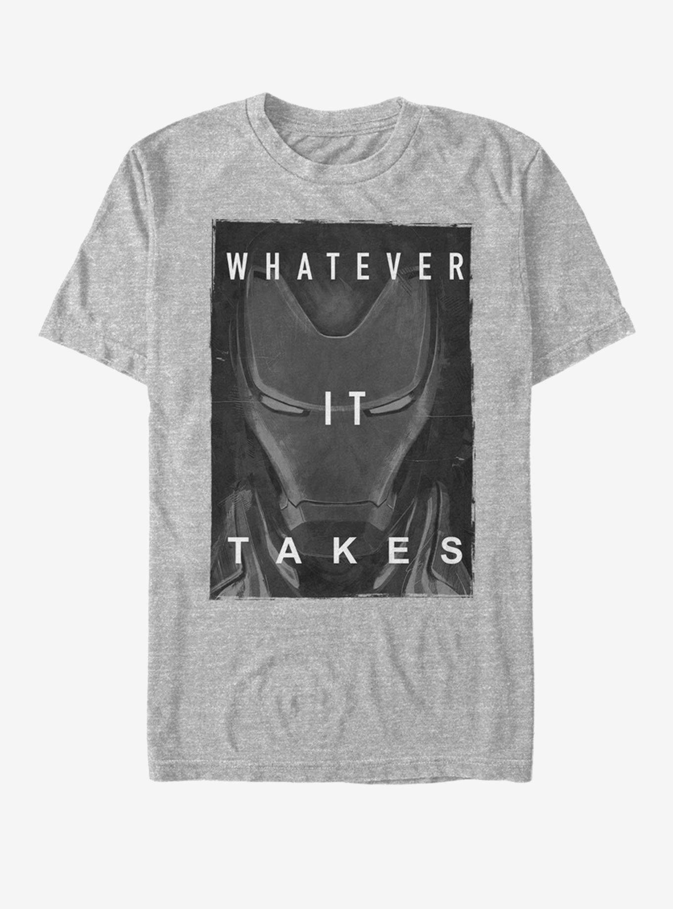 Marvel Avengers: Endgame Iron Man Darken T-Shirt, ATH HTR, hi-res