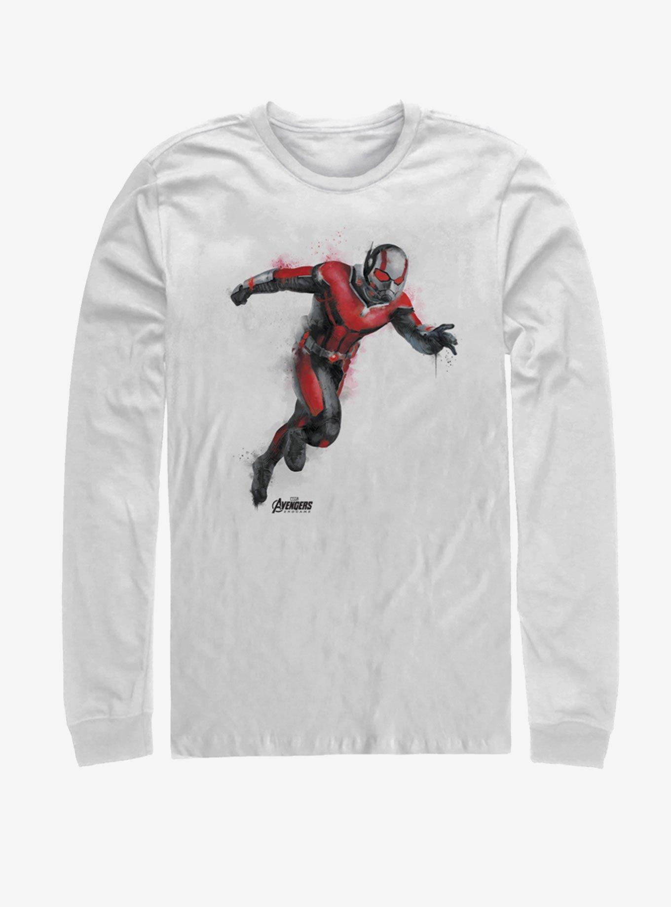 Marvel Avengers: Endgame Ant-Man Paint Long-Sleeve T-Shirt, WHITE, hi-res